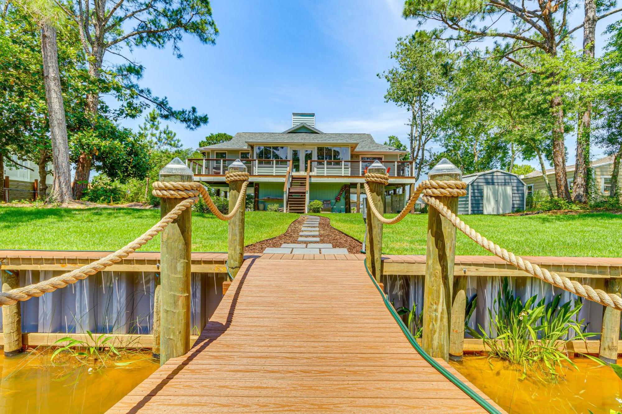Waterfront Florida Vacation Rental With Boat Dock Milton Εξωτερικό φωτογραφία